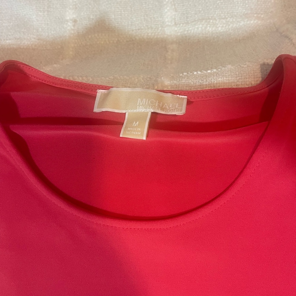 MICHAEL Michael Kors Coral Short Sleeve Top - Picture 5 of 5